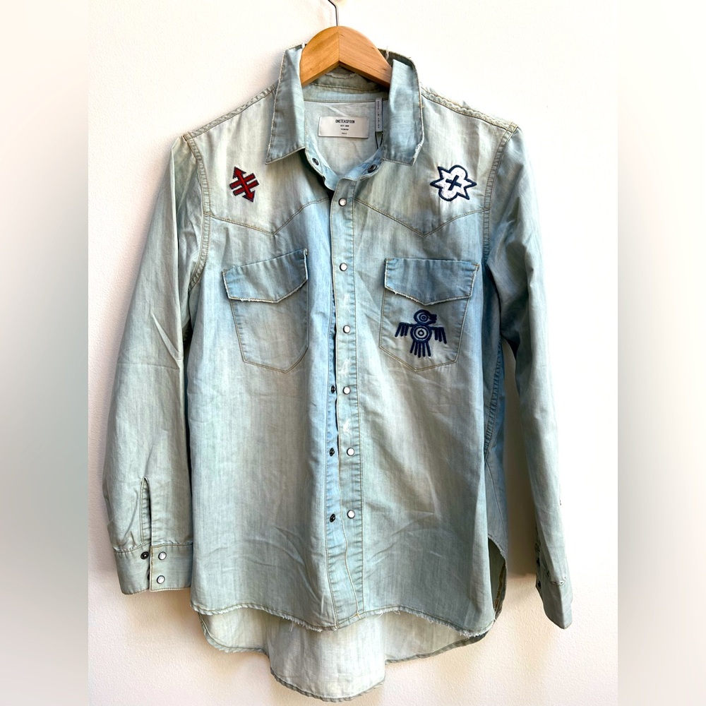 NWT One Teaspoon Denim Button down